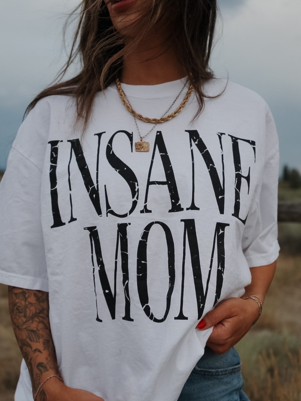 Insane Mom Oversized Tee