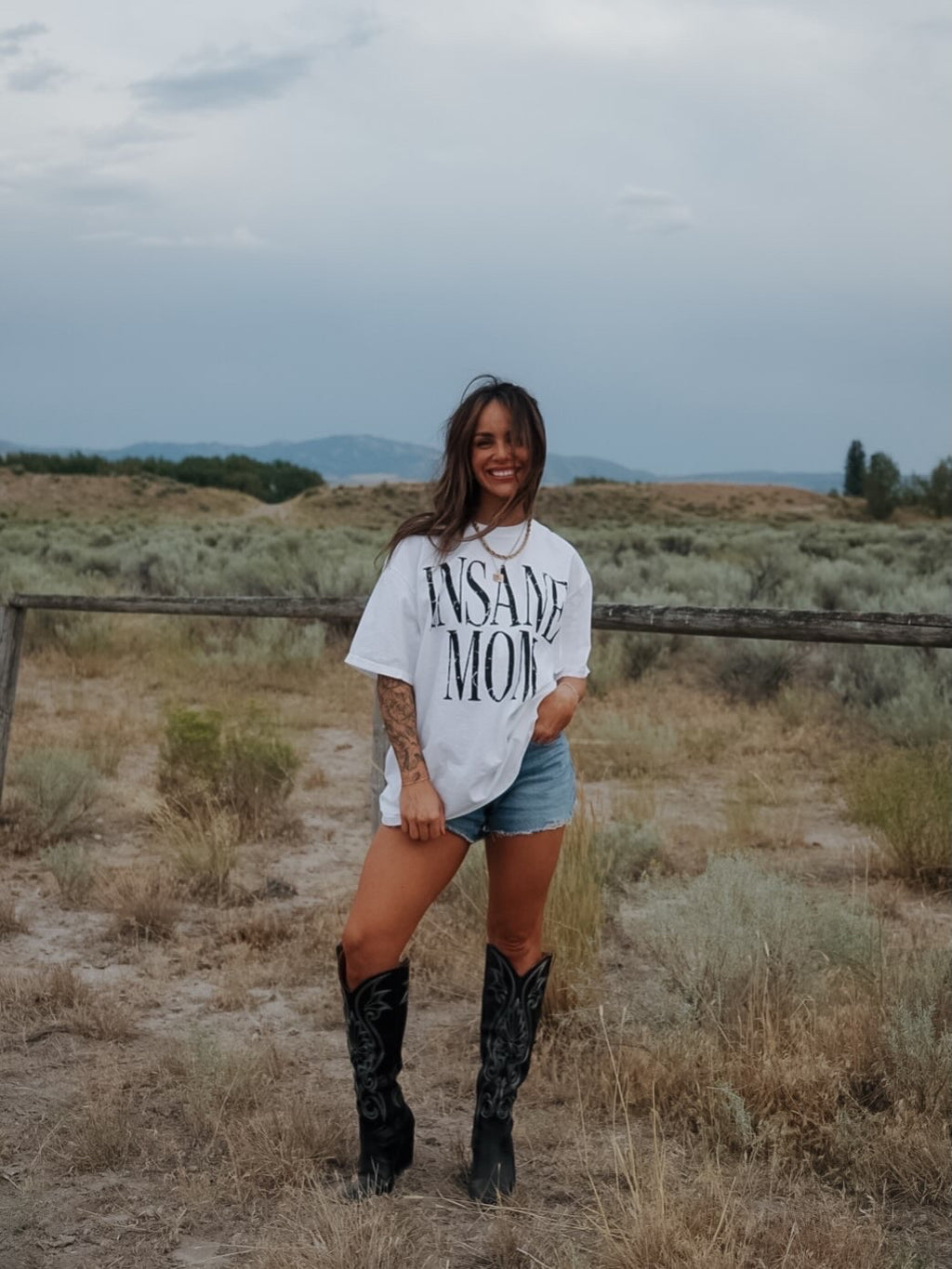 Insane Mom Oversized Tee