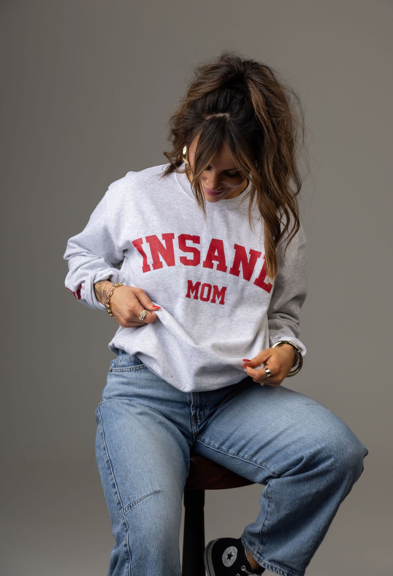 The Insane Mom Crewneck